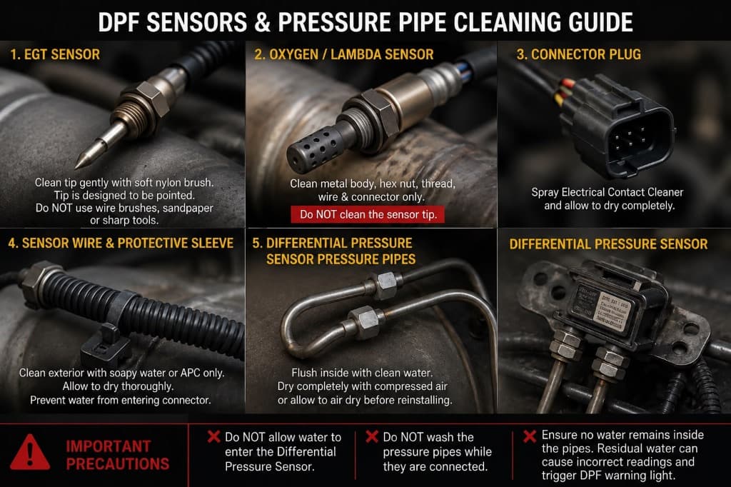 DPF Sensor & Pressure Pipe Cleaning Guidelines