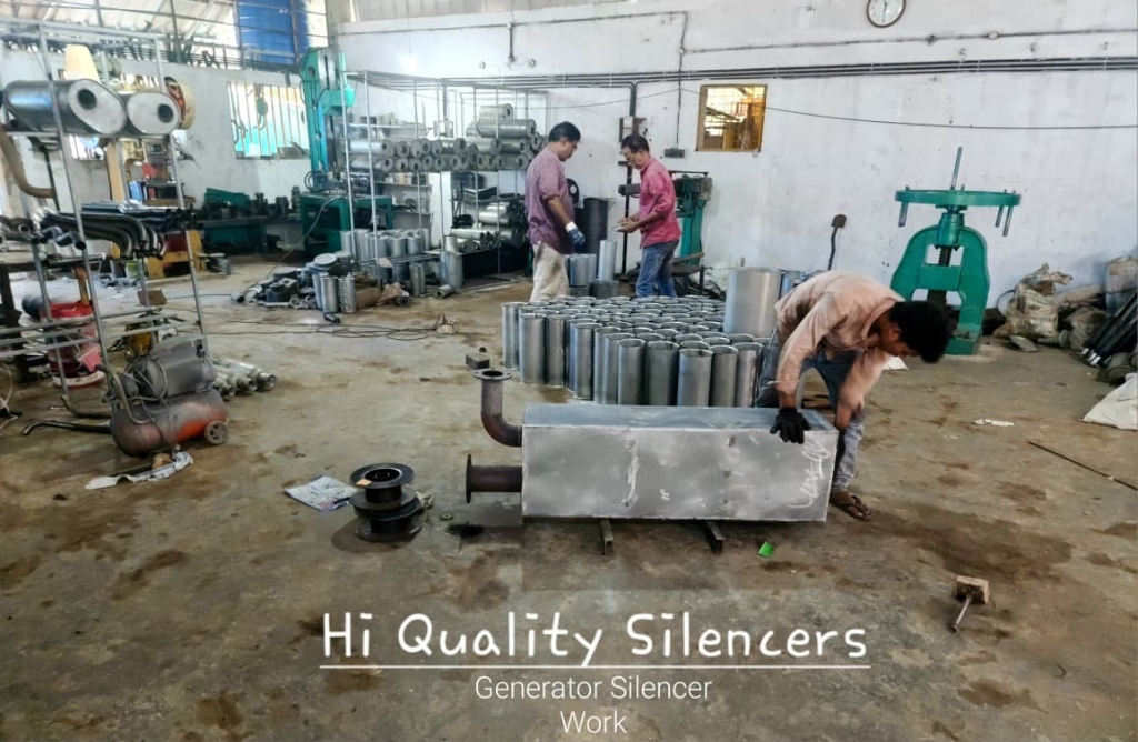 GENERATOR SILENCERS Factory Manufacturing Work
